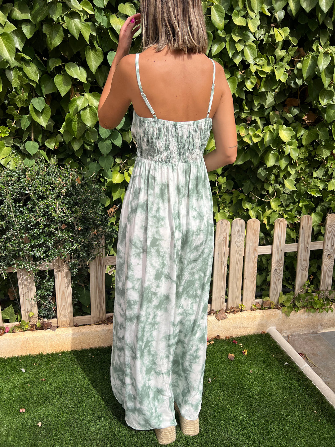 Vestido Sirena aguamarina