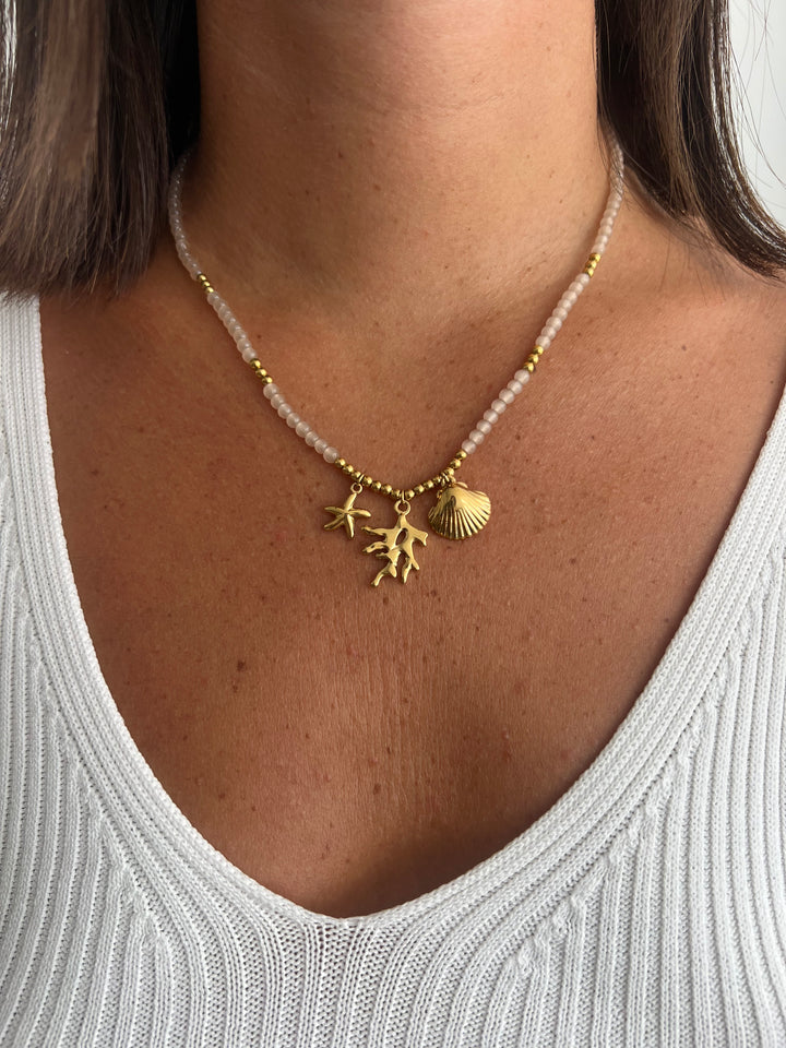 Collar Kala beige (acero)