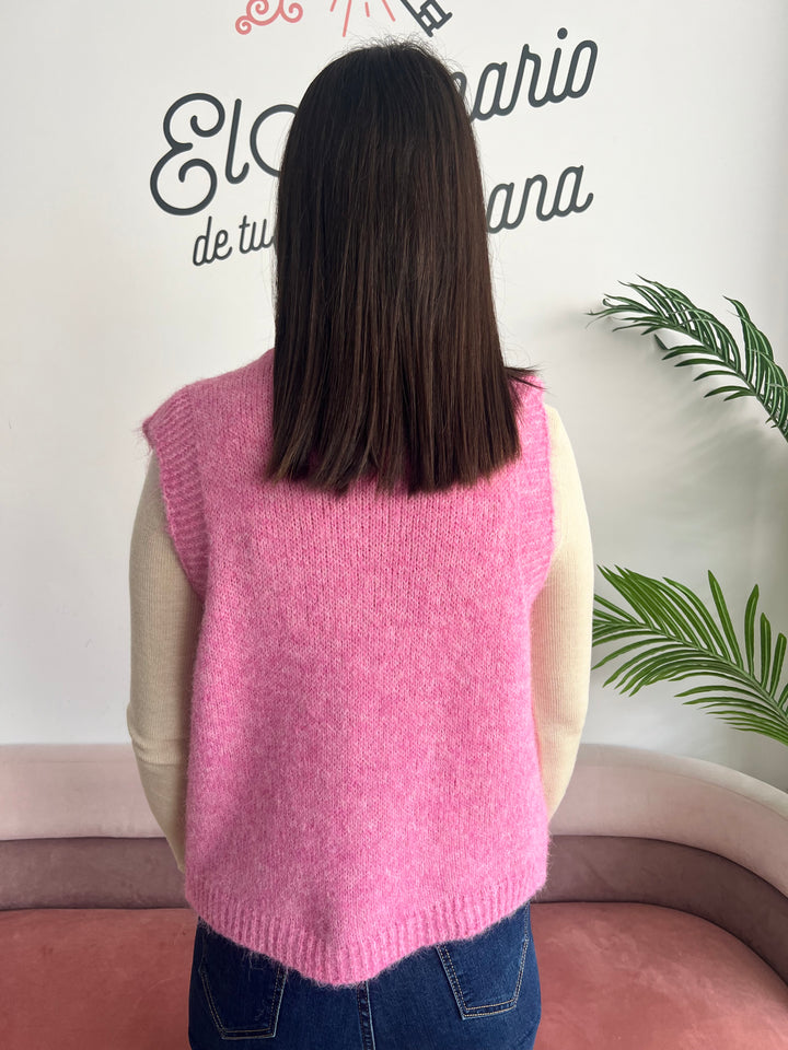 Chaleco Valentina Rosa
