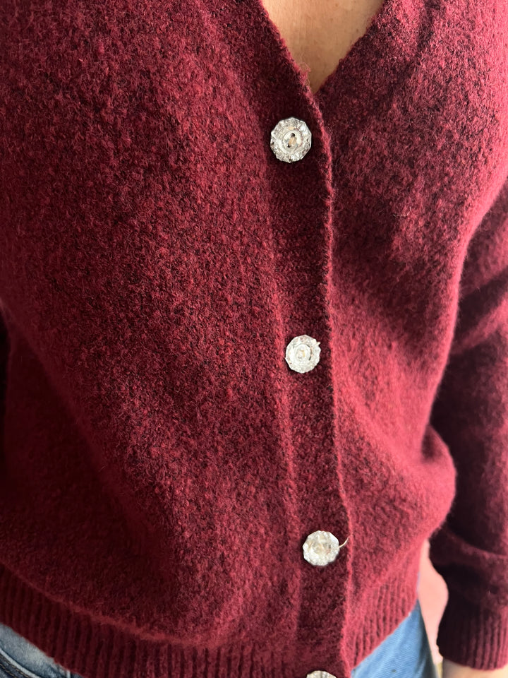 Chaqueta Lía burdeos