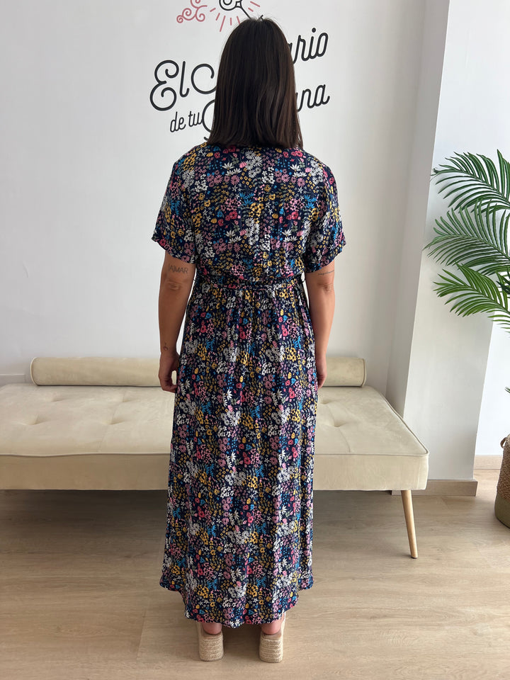 Vestido Chenoa azul marino