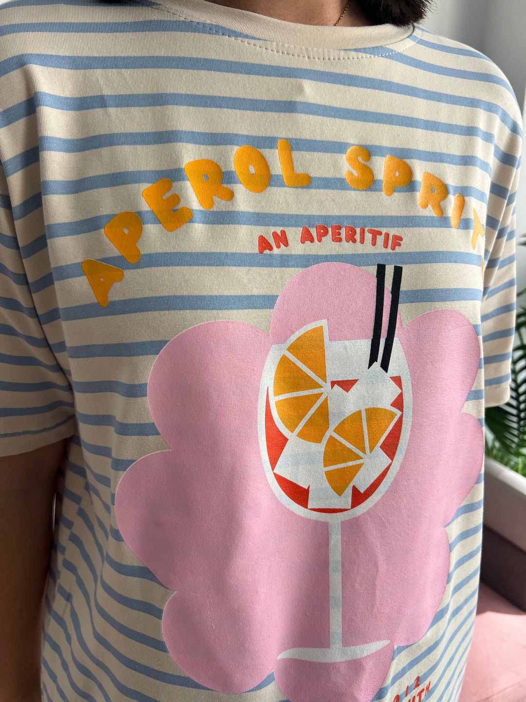 Camiseta Aperol azul