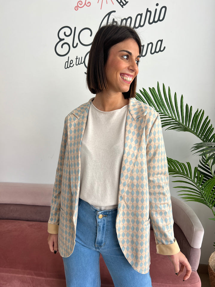Chaqueta Estela turquesa