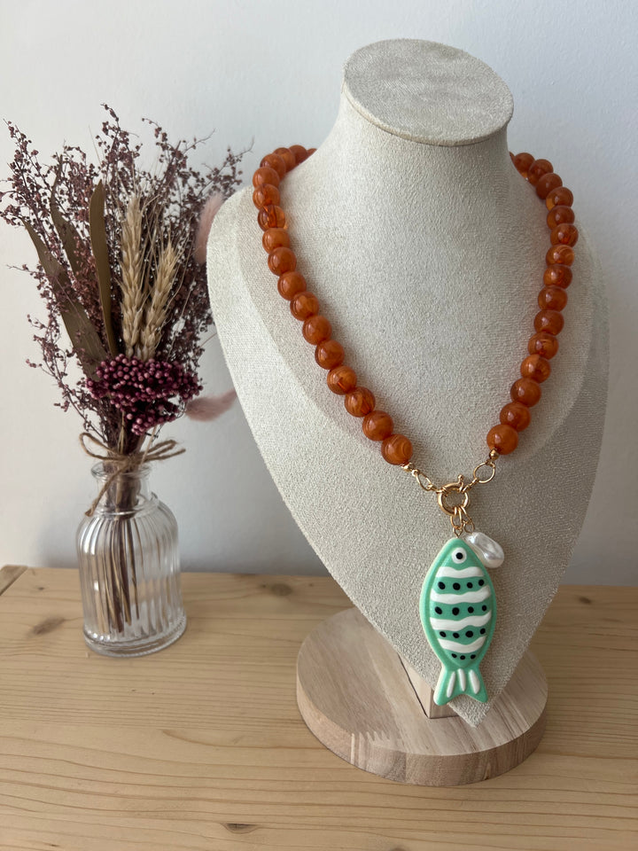 Collar Verano teja