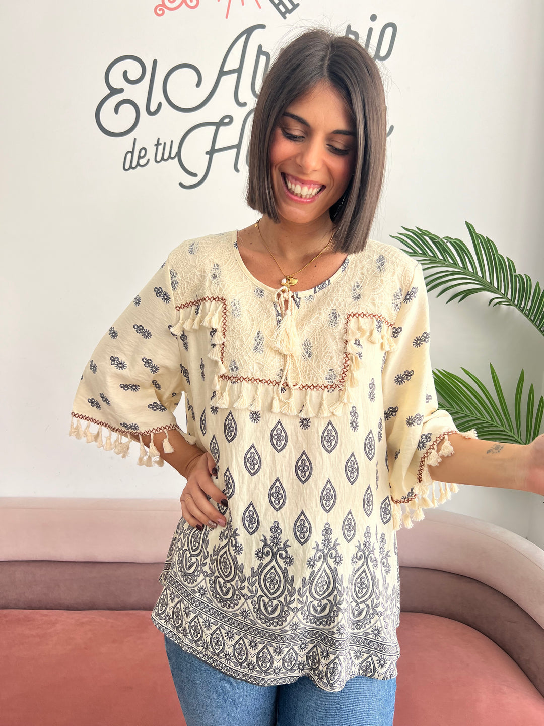 Blusa Sheila gris