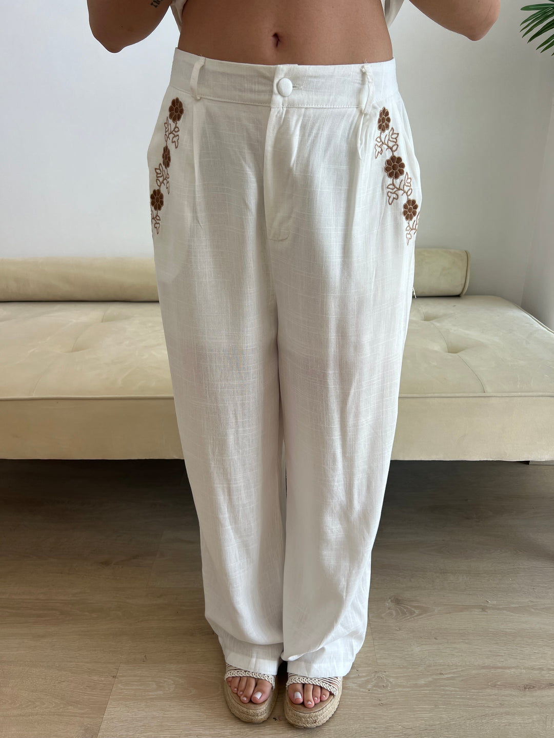 Conjunto Rakel blanco roto