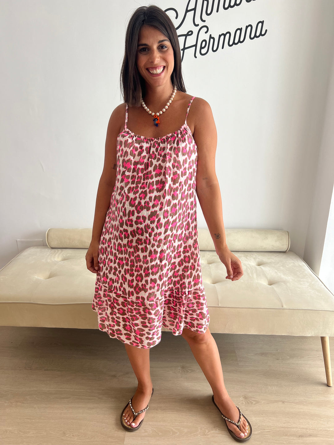 Vestido Valery marrón