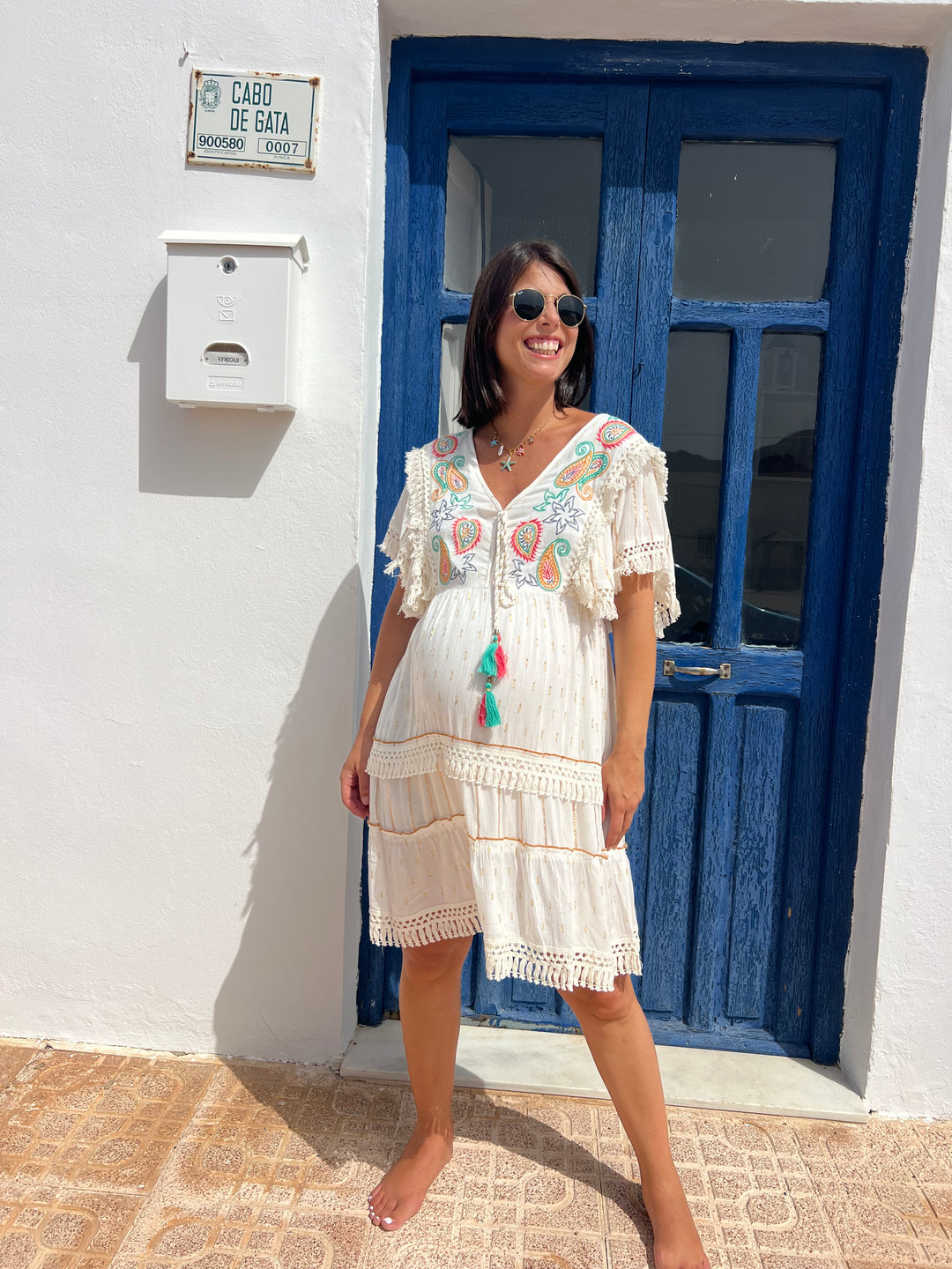 Vestido Sicilia blanco