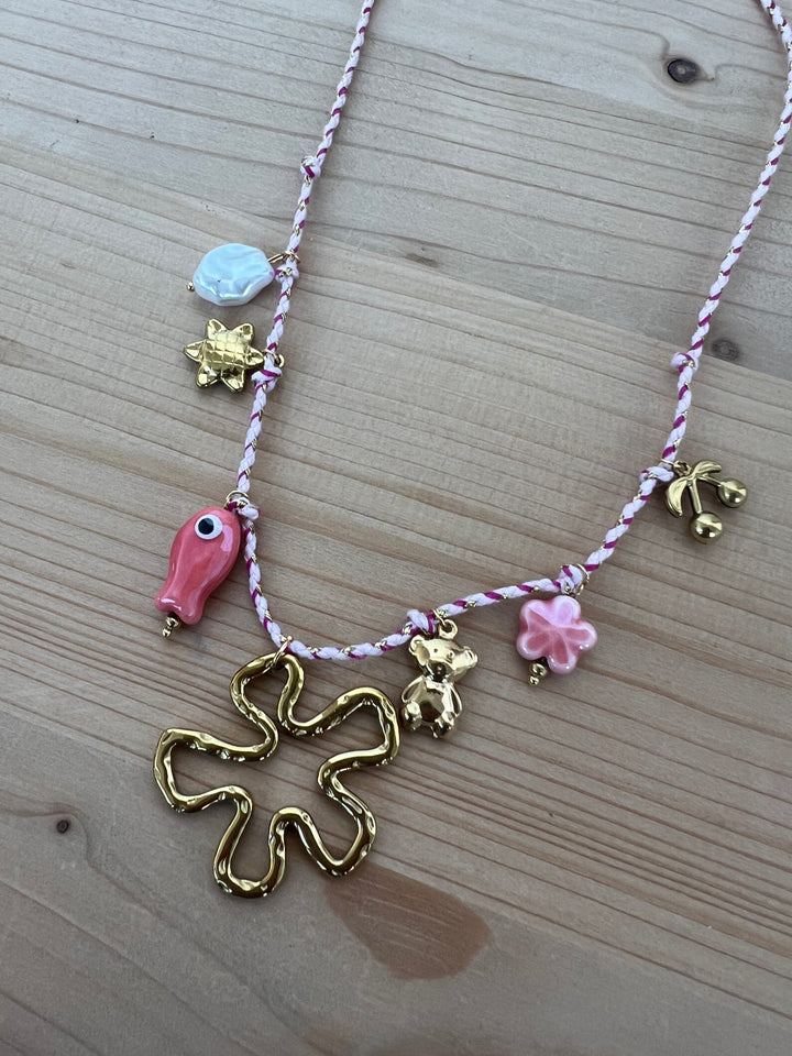 Collar Flora (acero)