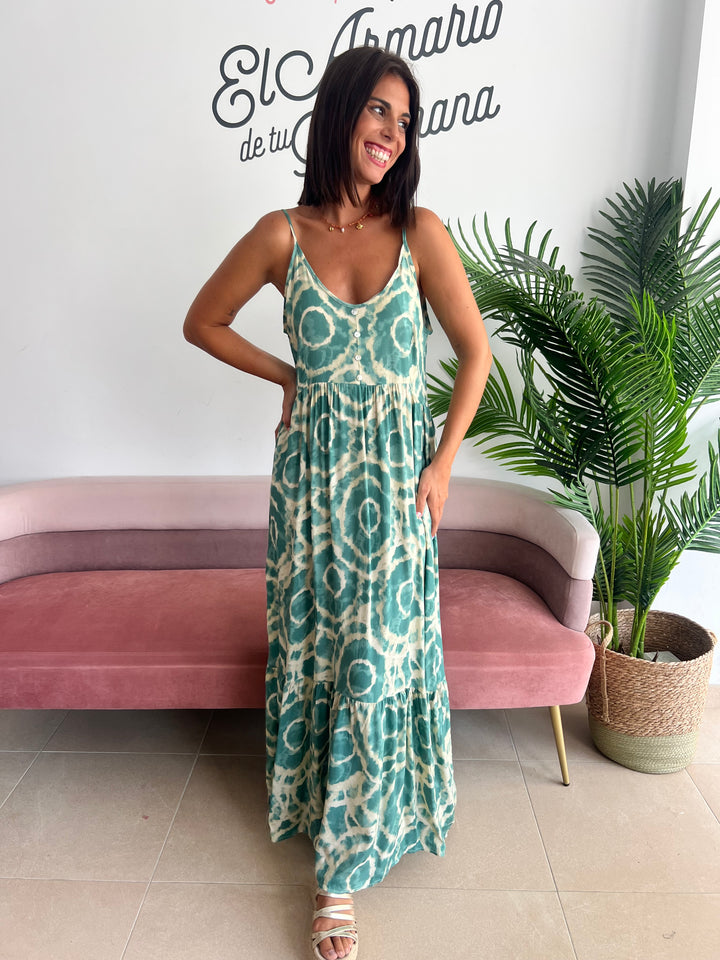 Vestido Judith aguamarina