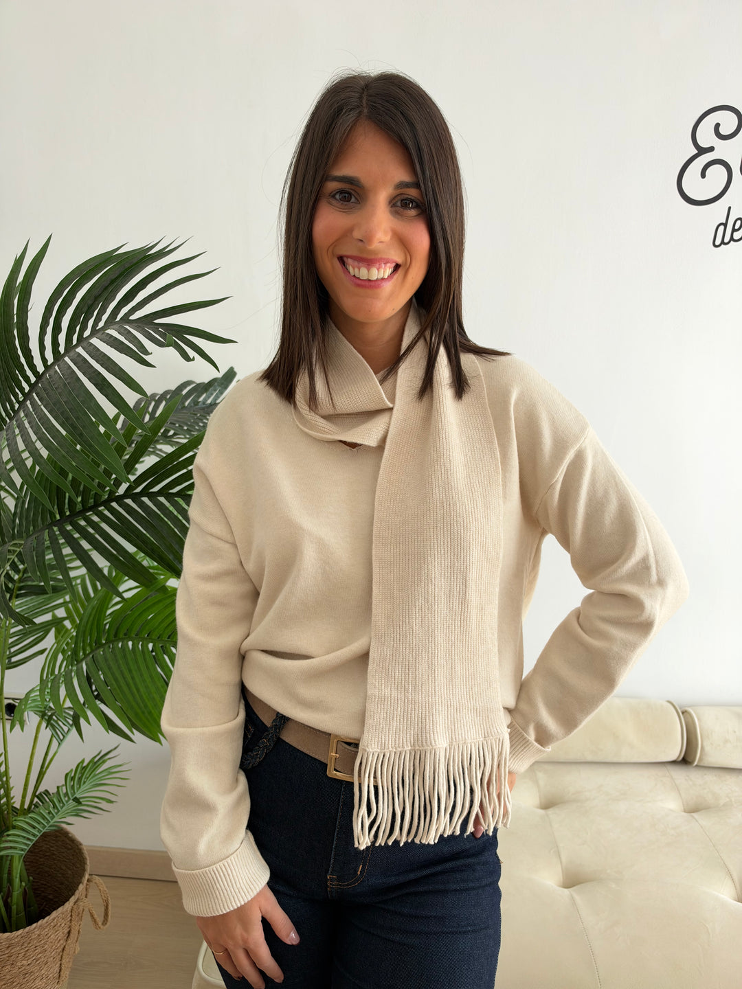 Jersey Tricia beige