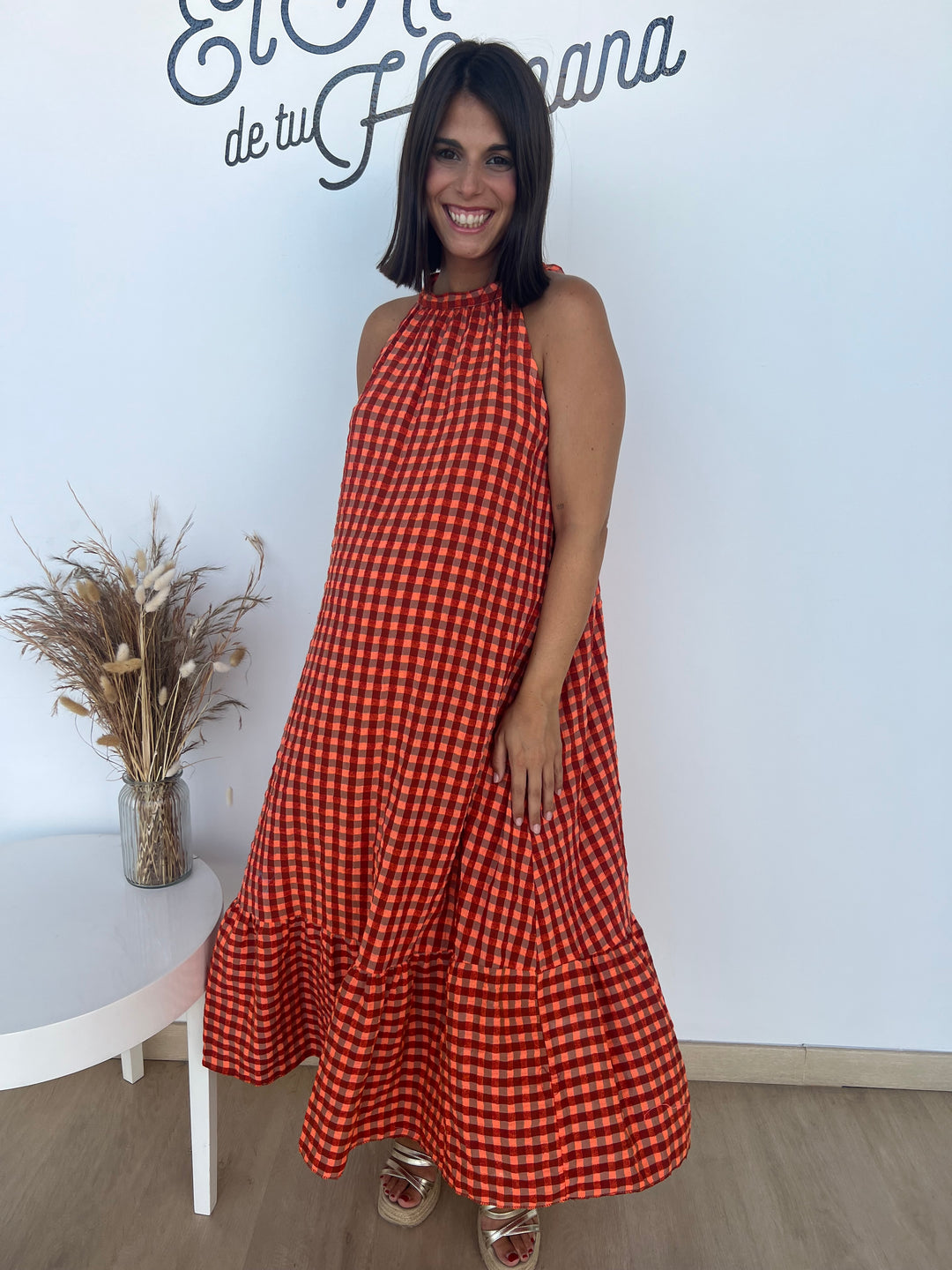 Vestido Julieta naranja