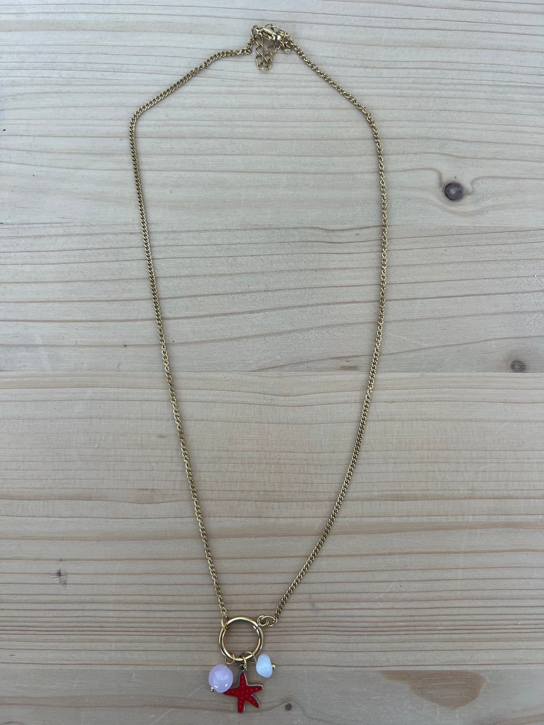 Collar Marina rojo (acero)