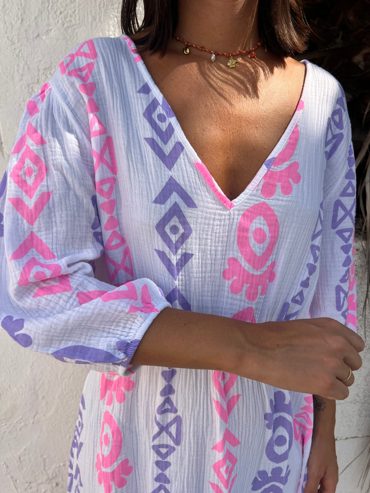 Vestido Kalea malva