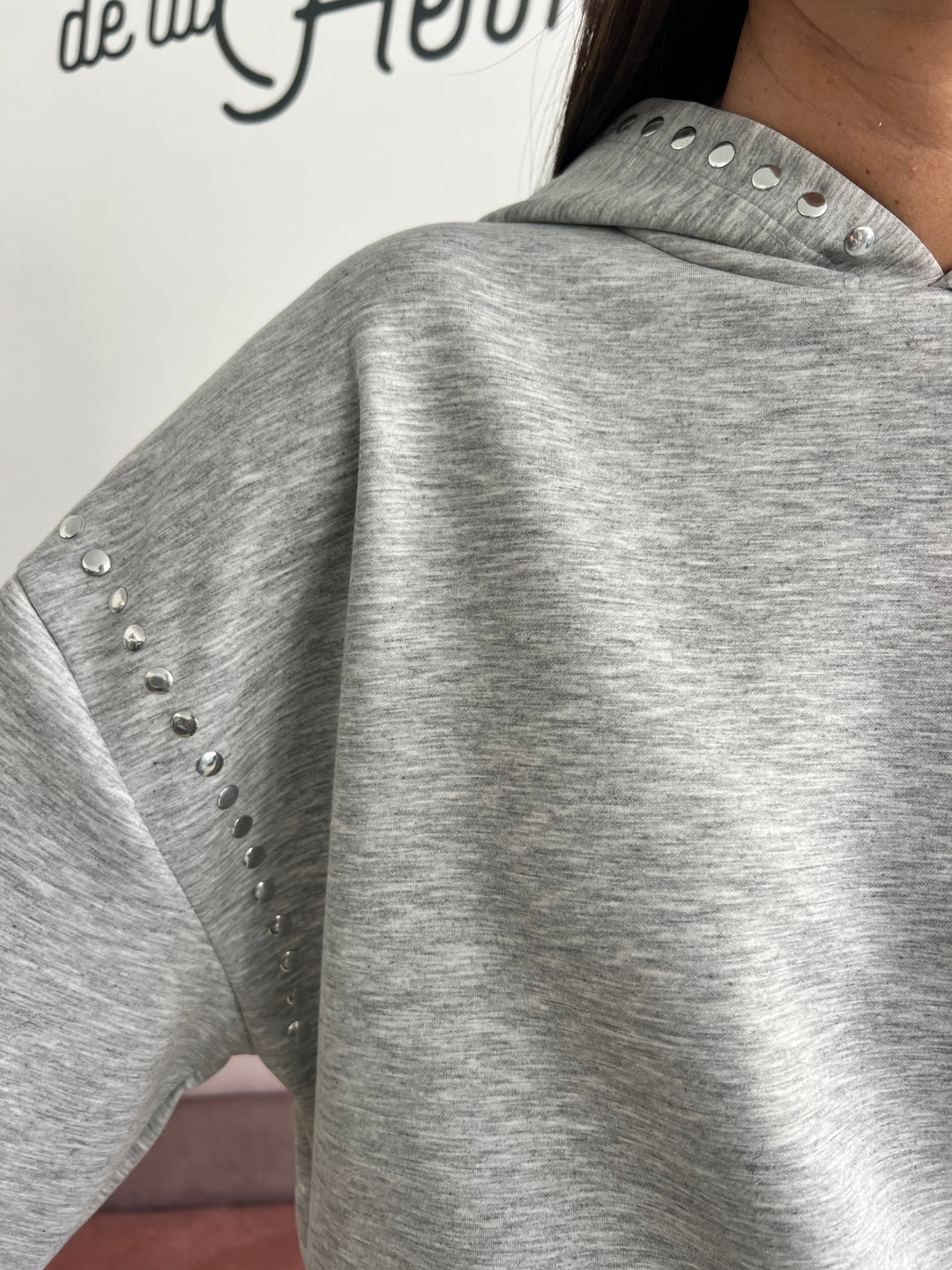 Sudadera Chiara gris claro