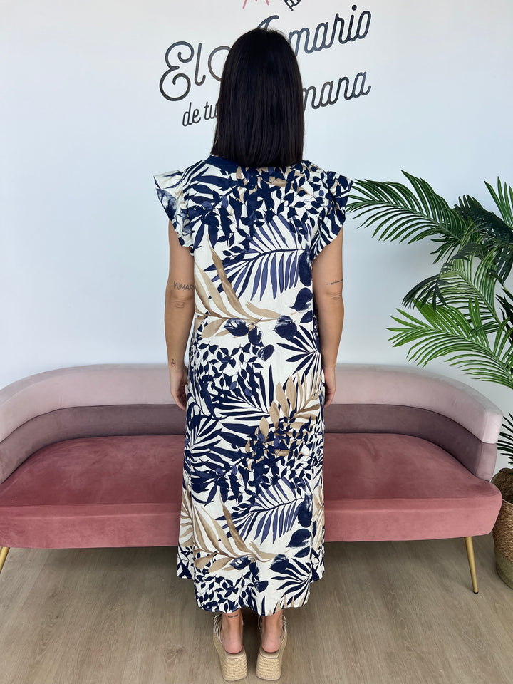 Vestido Marga azul marino