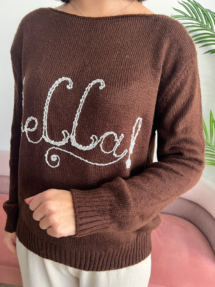 Jersey Bella marrón