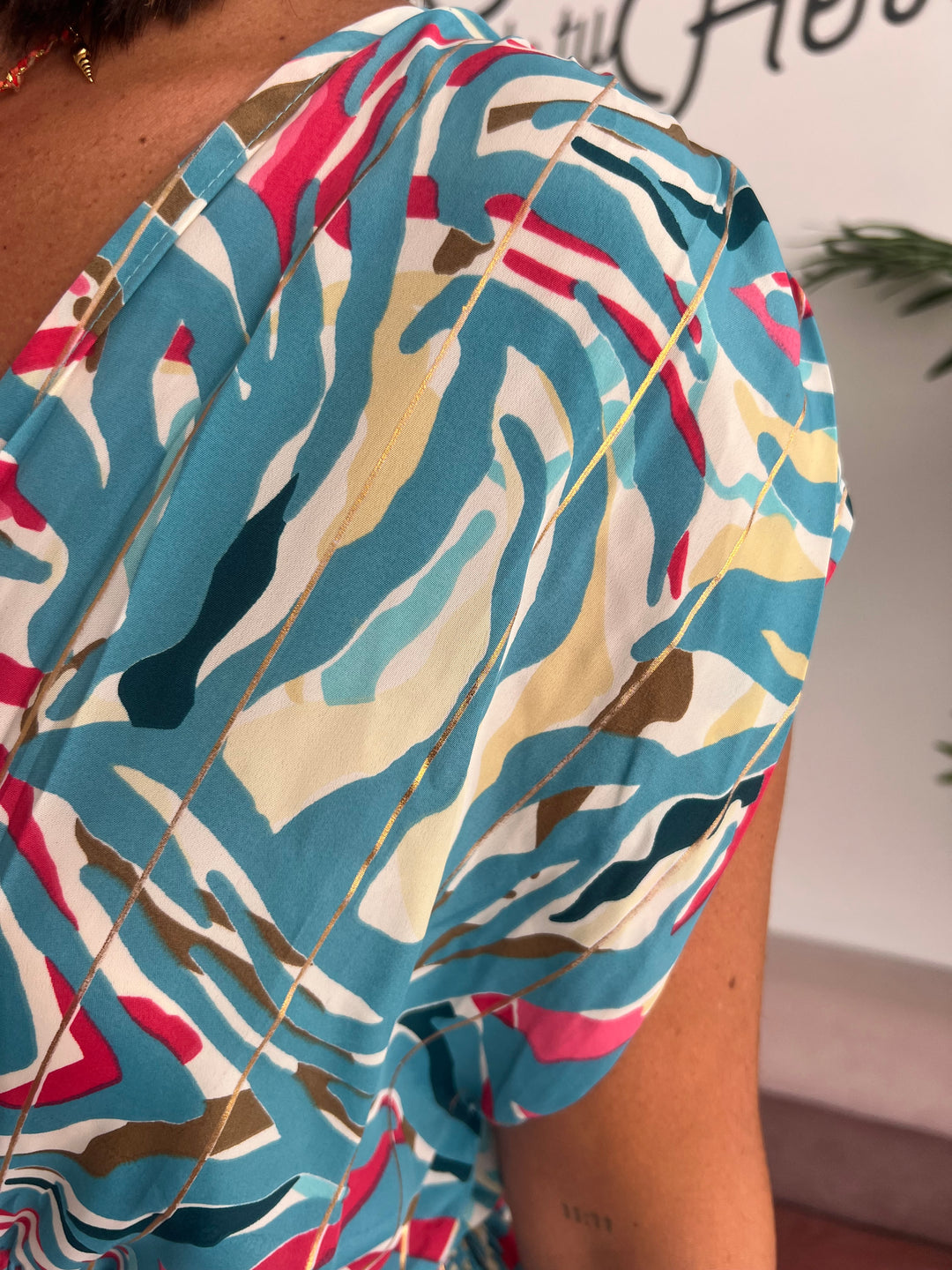Vestido Tarifa azul