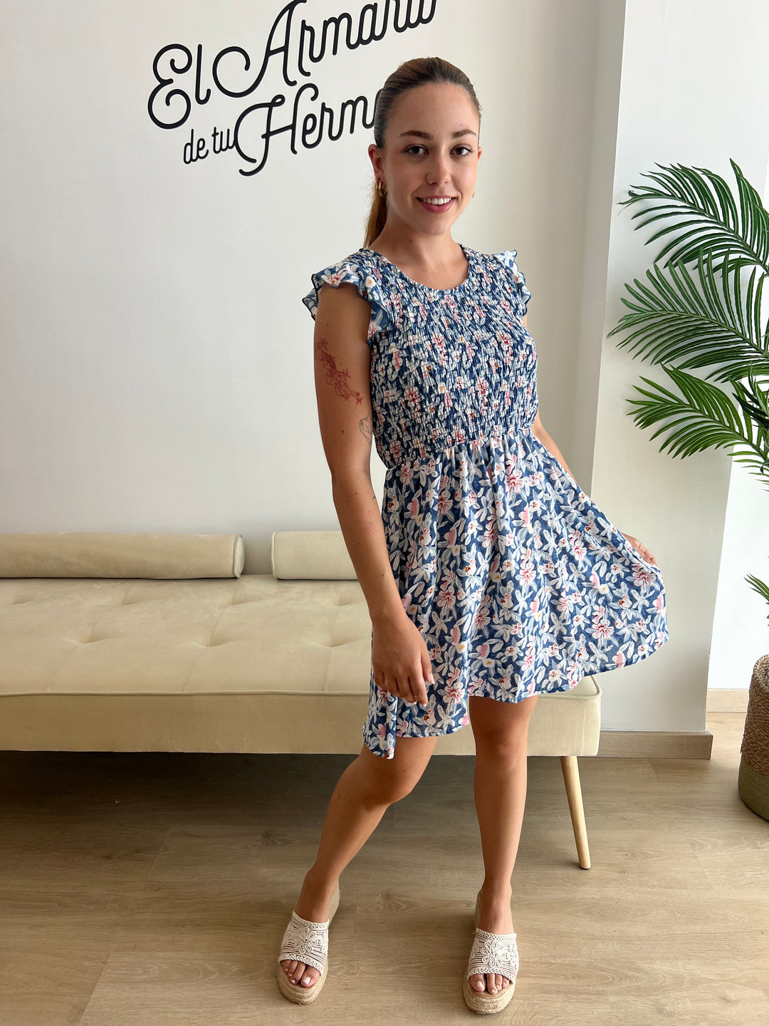 Vestido Janet azul