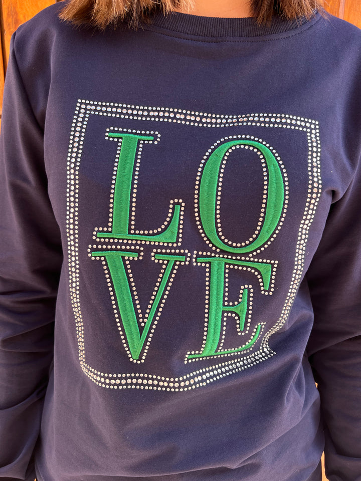 Sudadera Valen azul marino