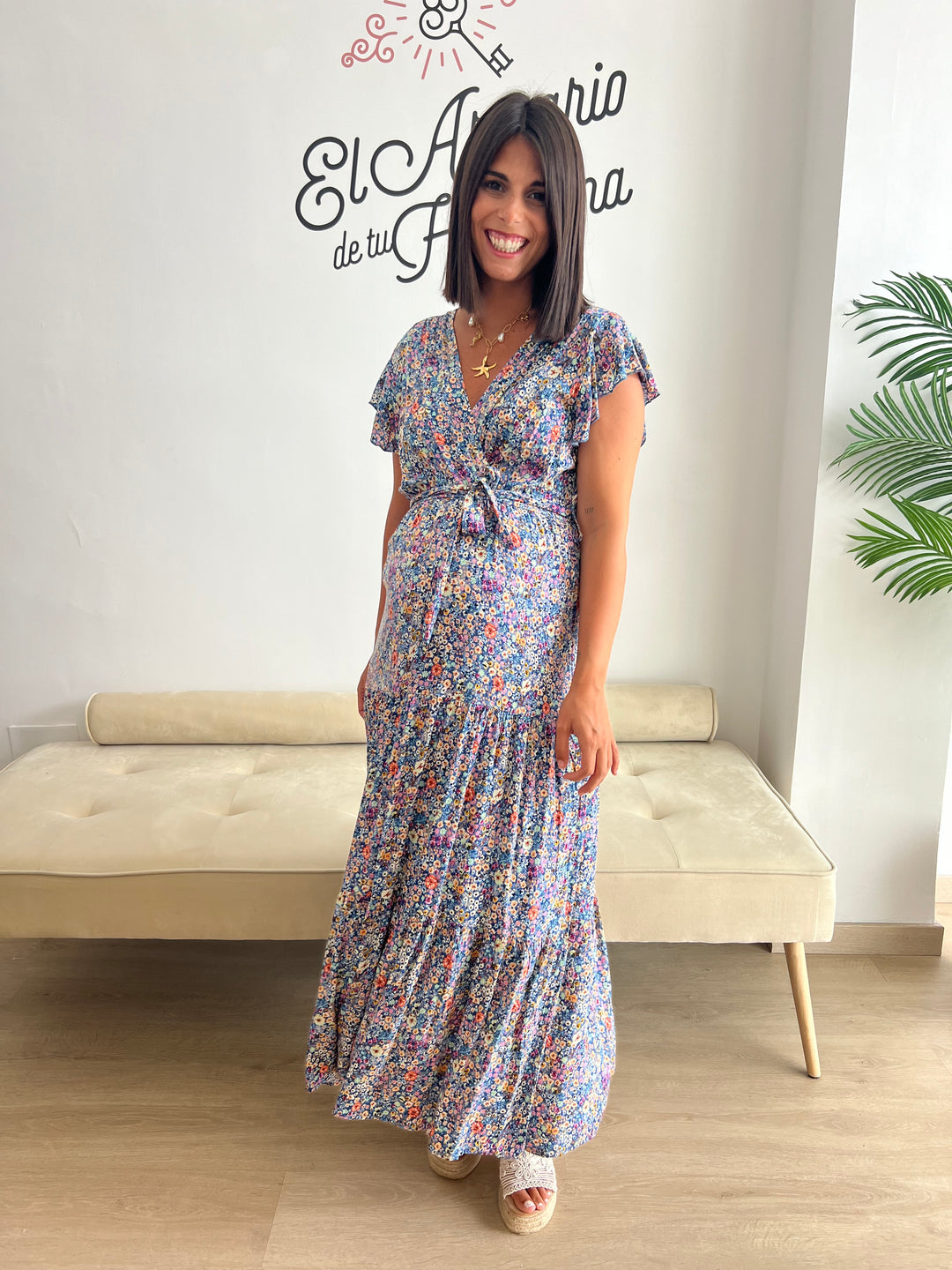 Vestido Chali azul