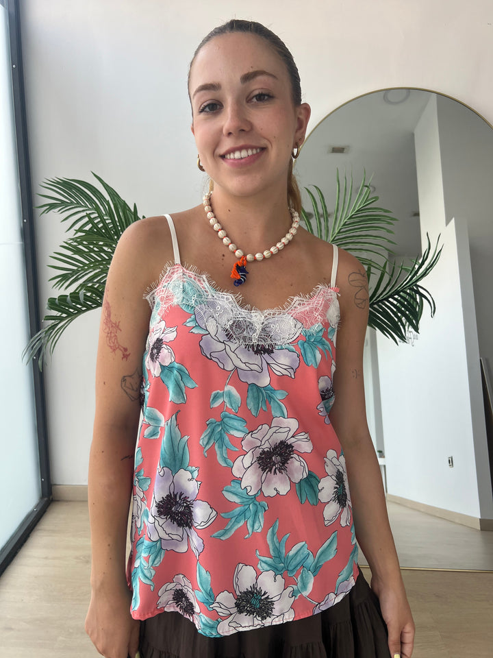 Top Sía coral