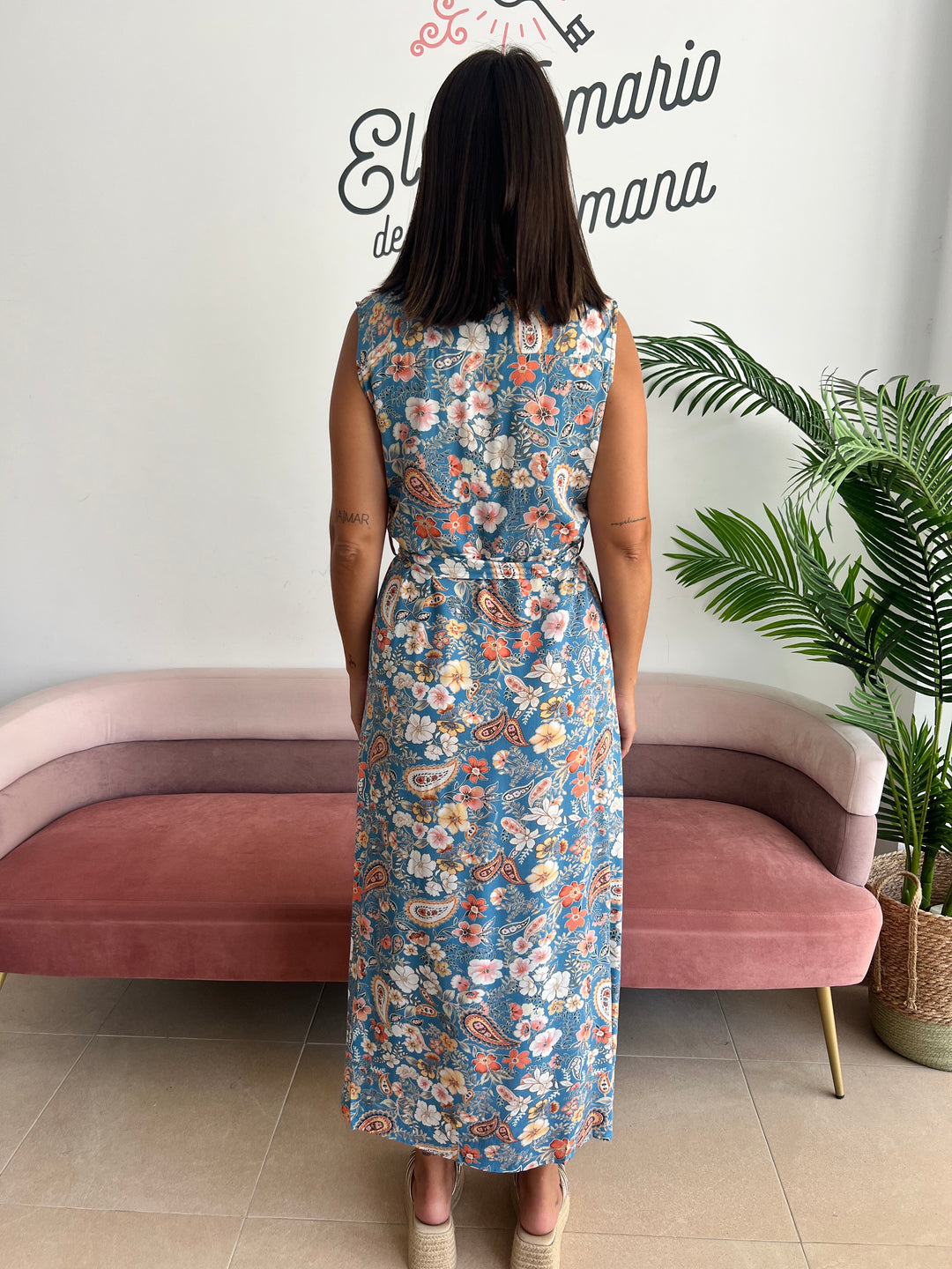 Vestido Susanna azul