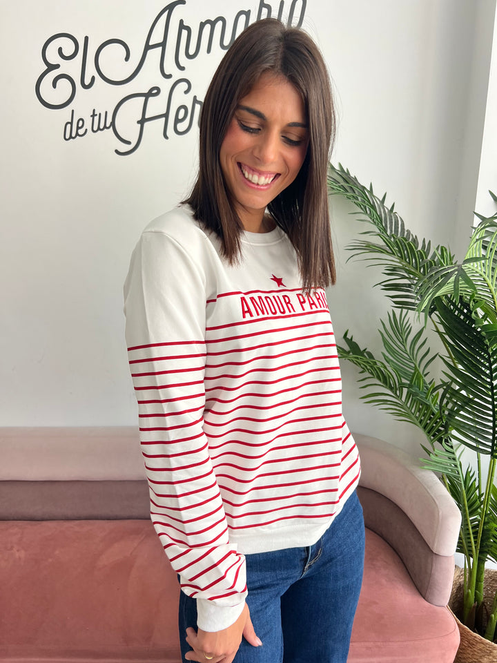 Sudadera Helen rojo