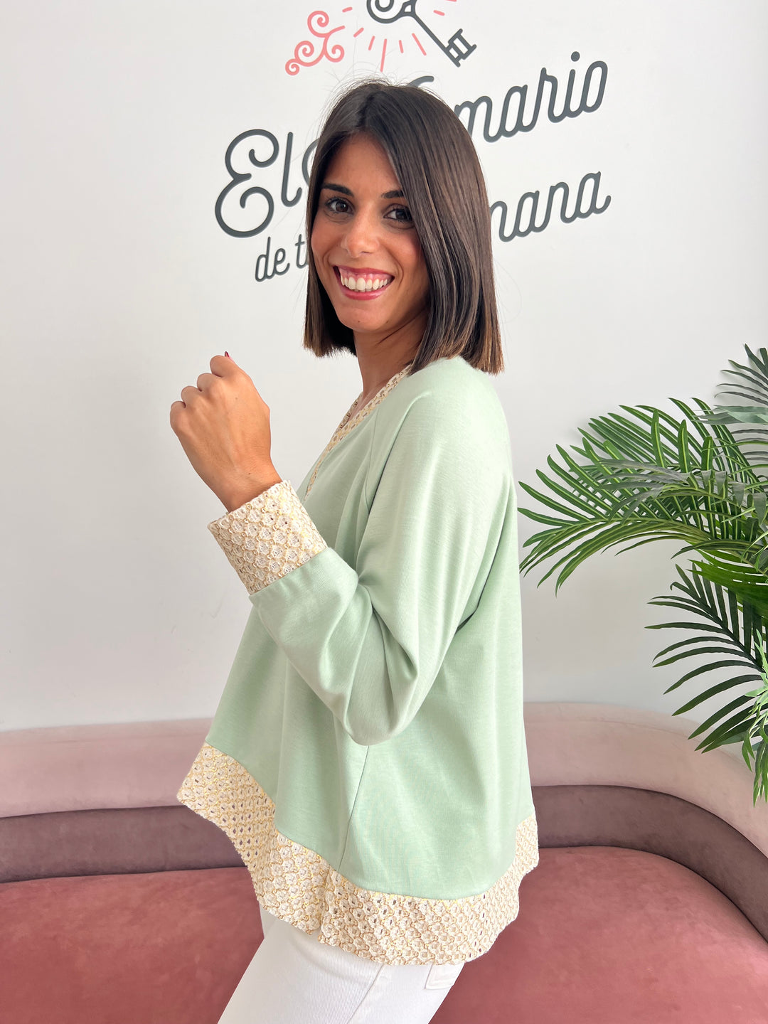 Sudadera Karol verde