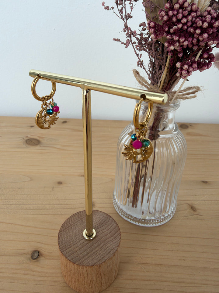Pendientes Lues (acero)