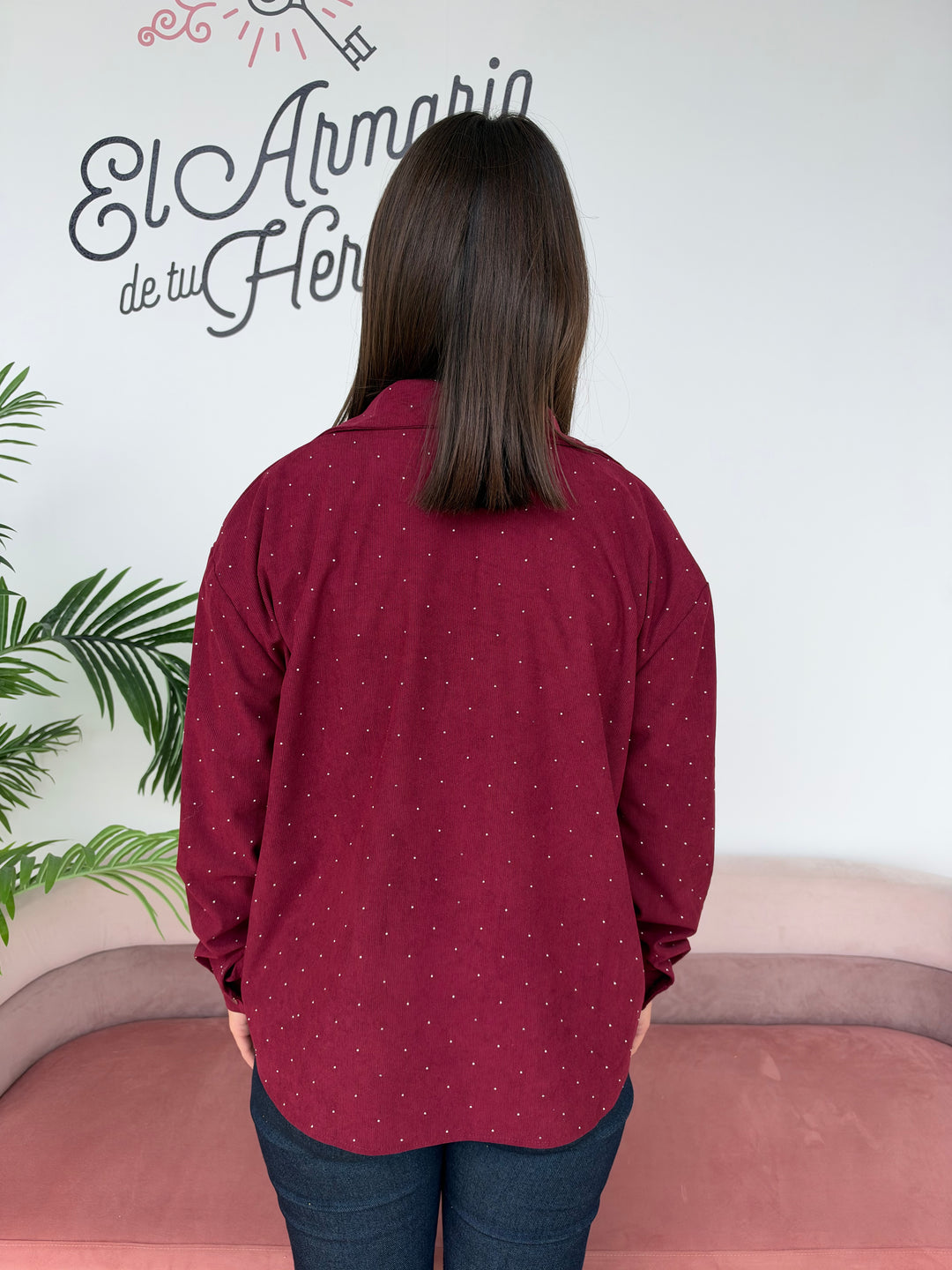 Sobrecamisa Florencia burdeos
