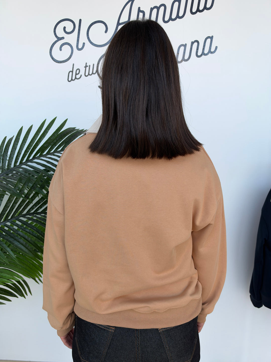 Sudadera Render camel