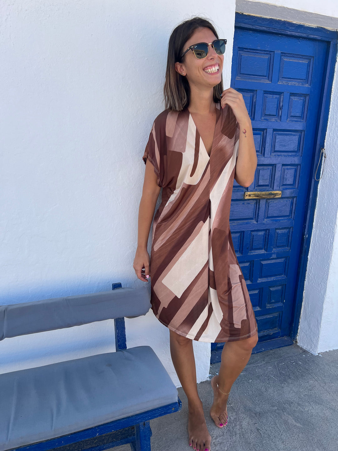 Vestido Rita camel