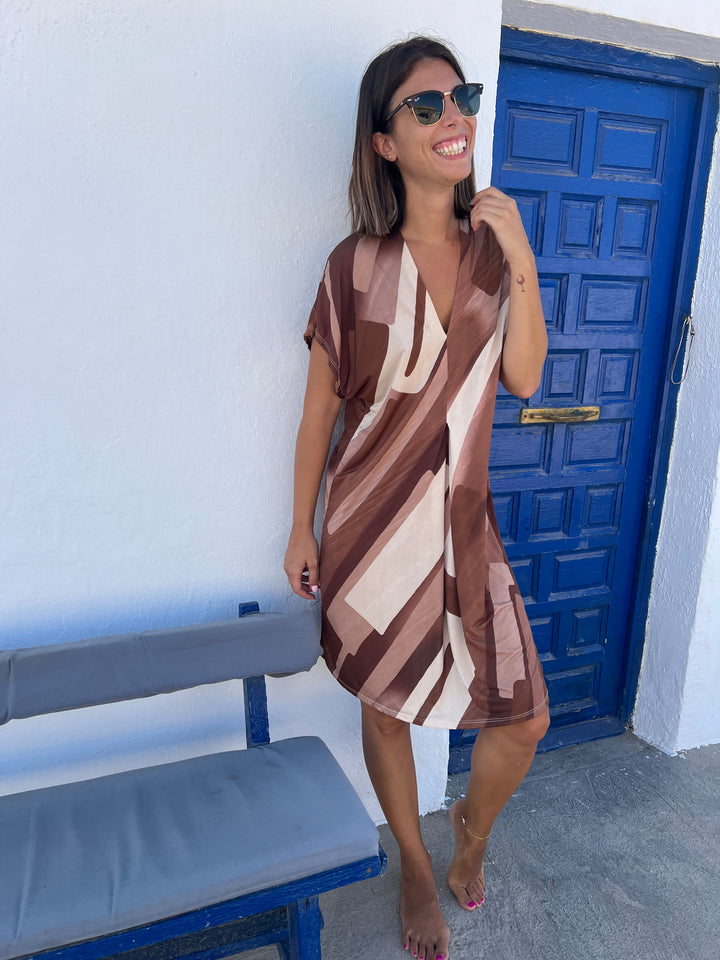 Vestido Rita camel