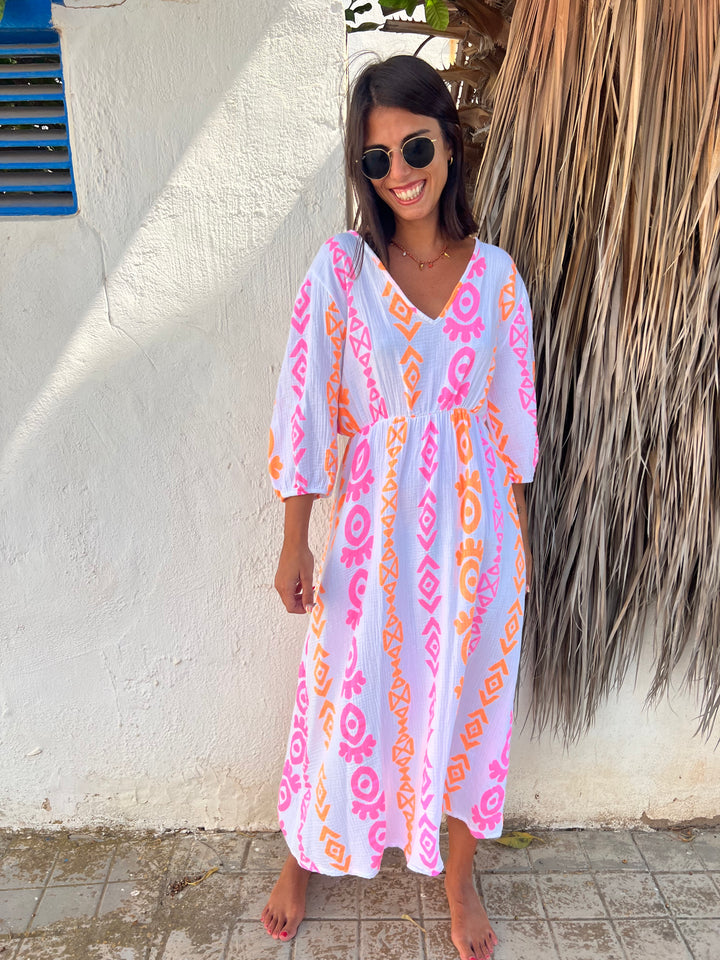 Vestido Kalea naranja
