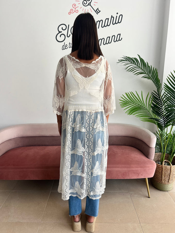 Chaqueta Mariposa beige