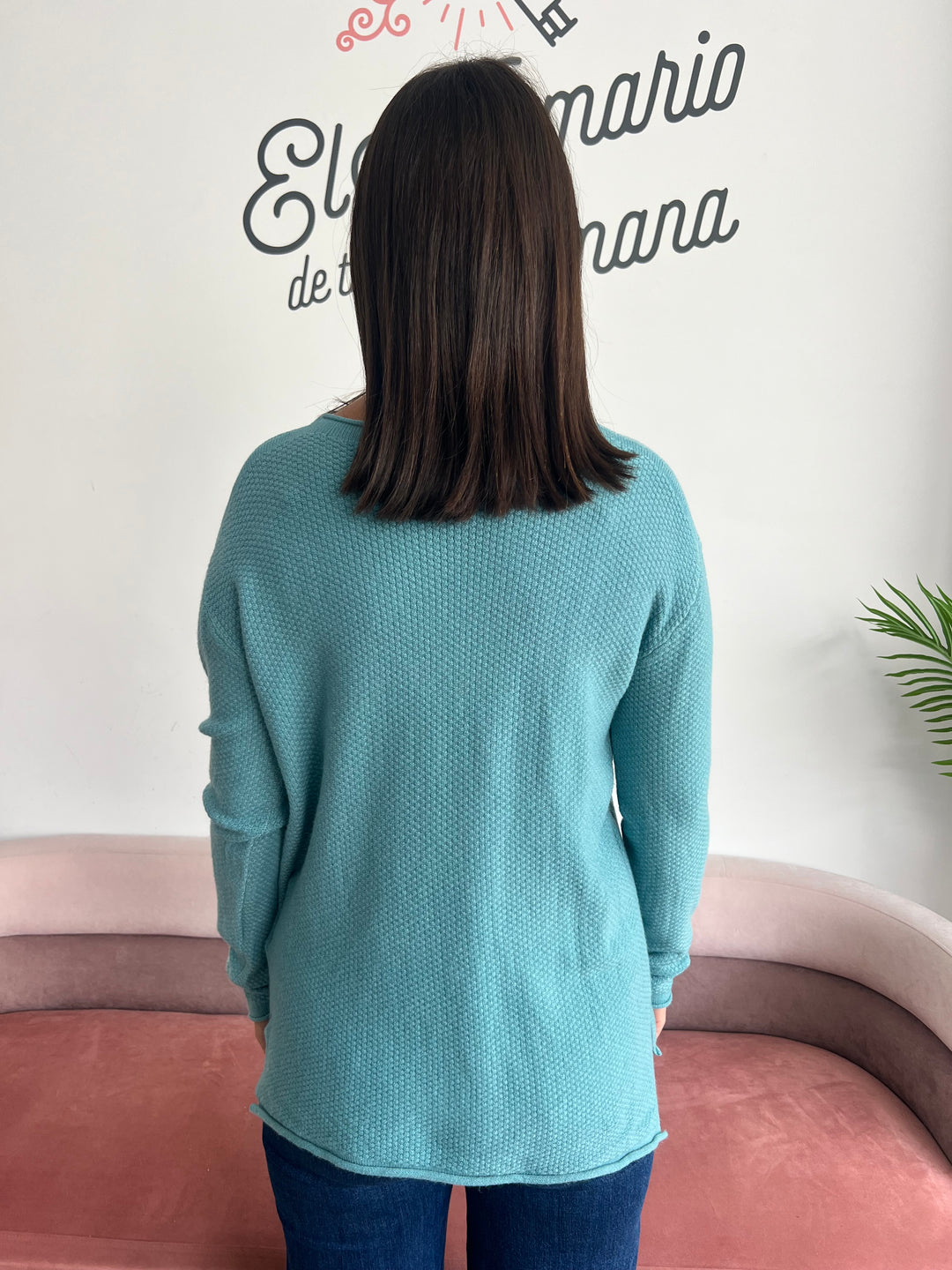 Jersey Leire turquesa