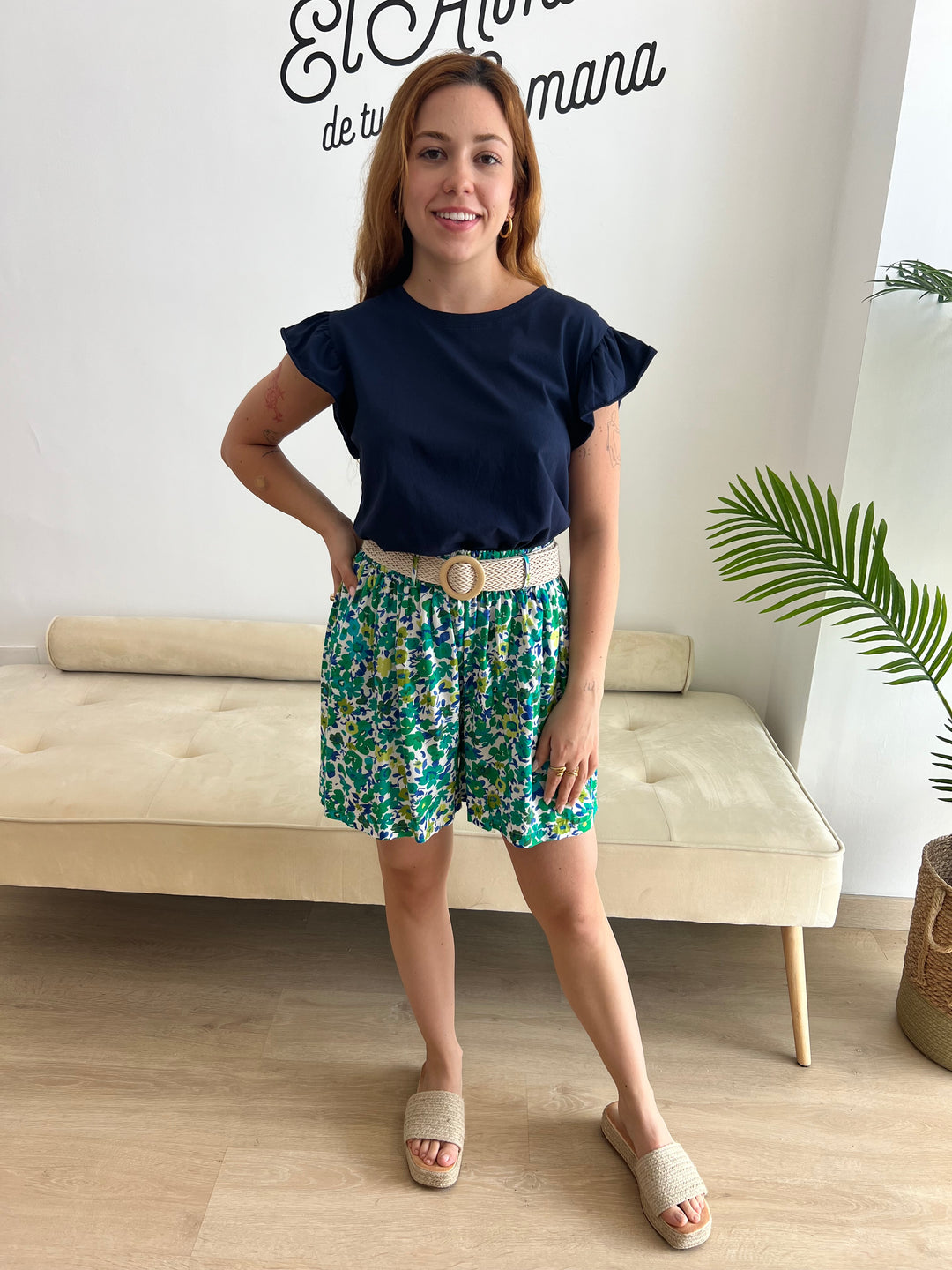 Short Martina verde
