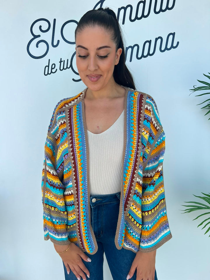 Chaqueta Laura taupe