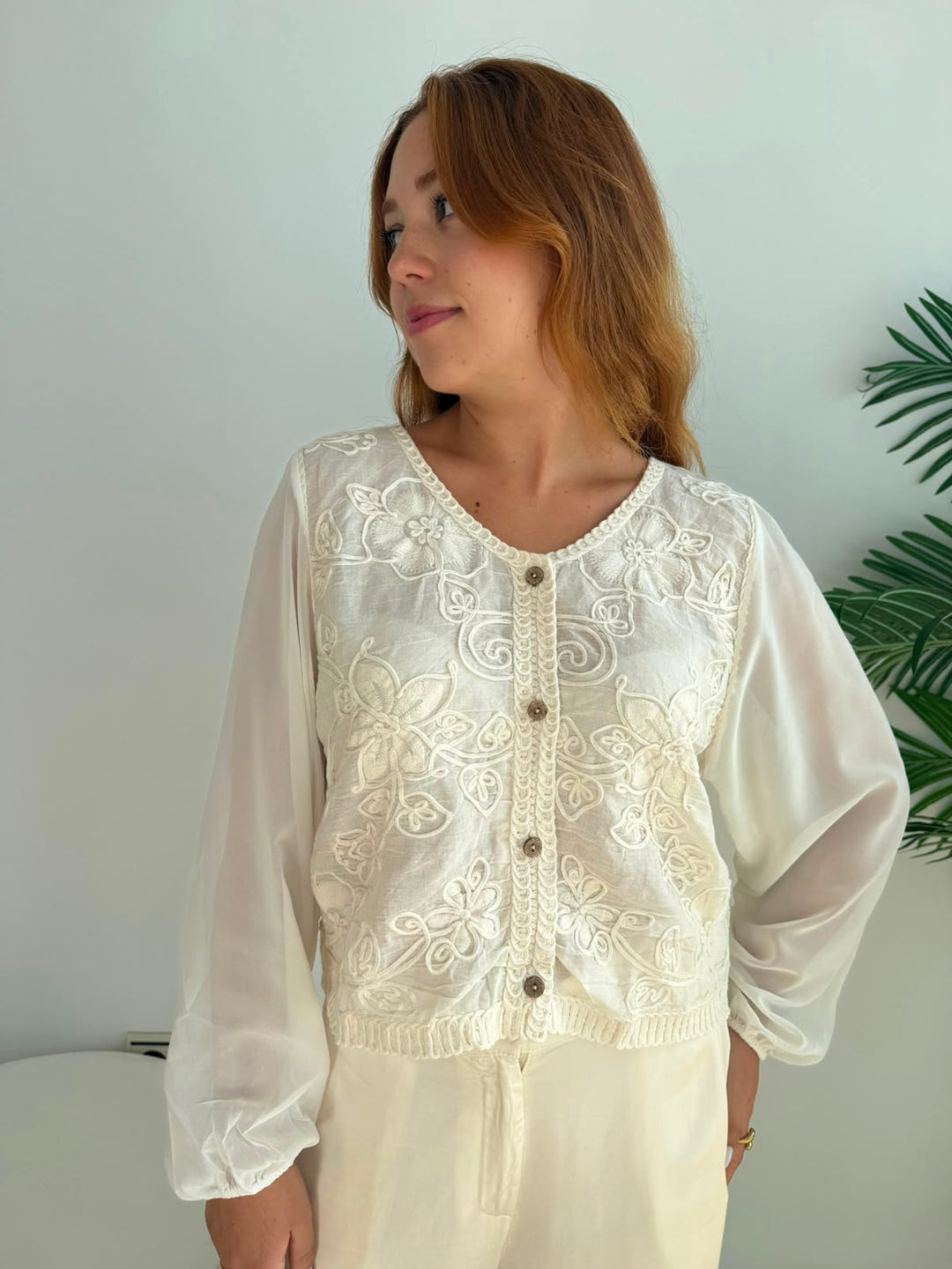 Chaqueta Aurora beige