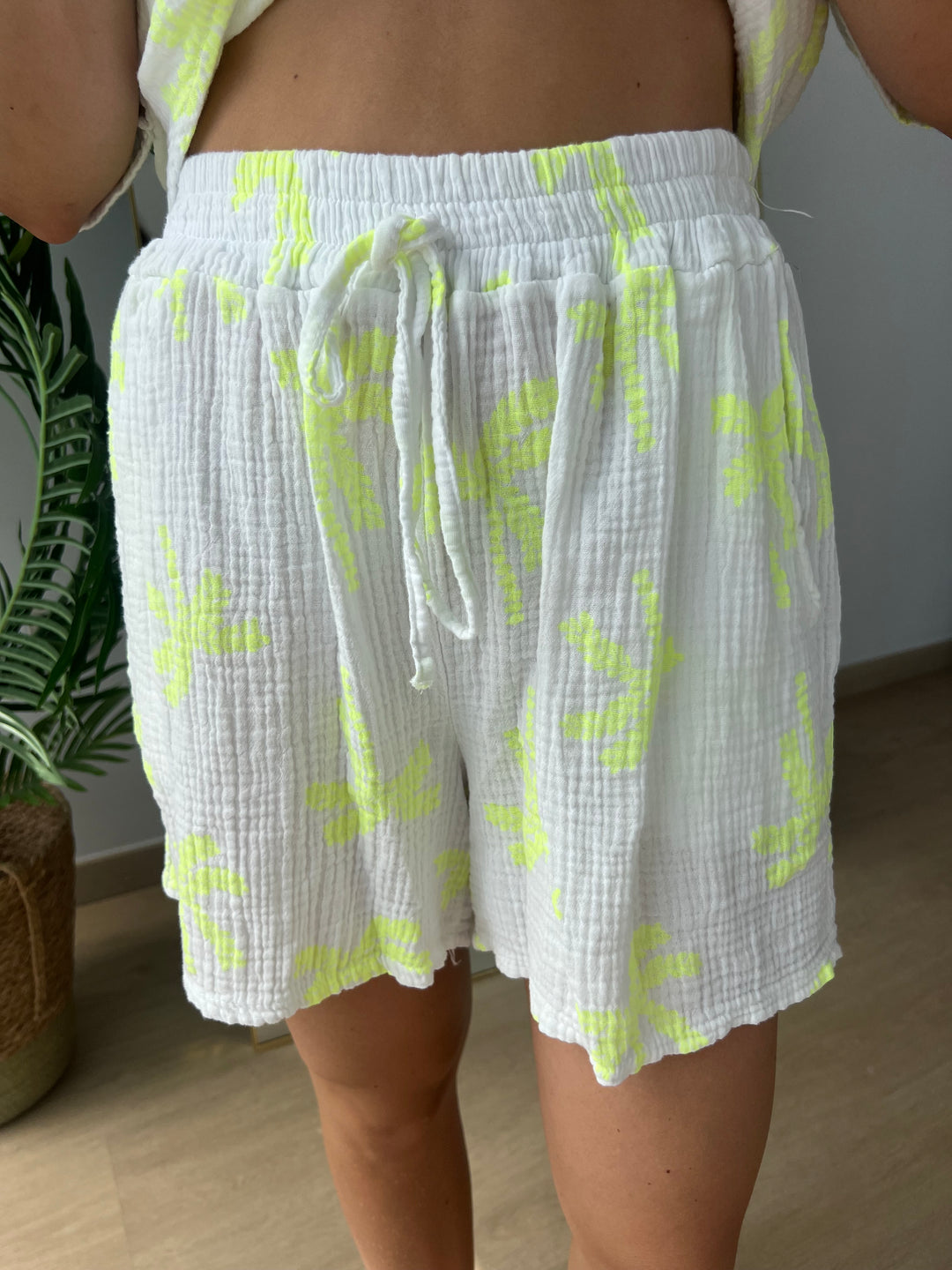 Conjunto Palmeras amarillo