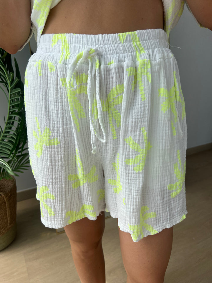 Conjunto Palmeras amarillo