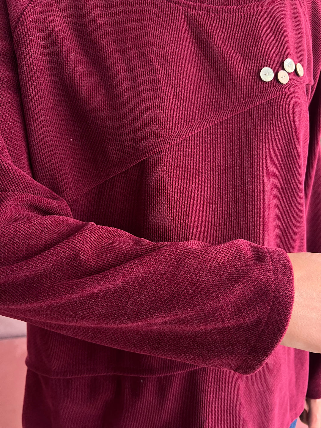 Sudadera Charly burdeos