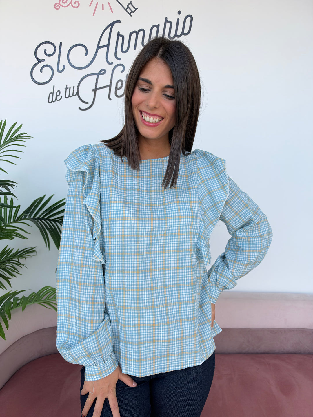 Blusa Lidia celeste