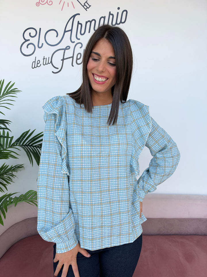 Blusa Lidia celeste