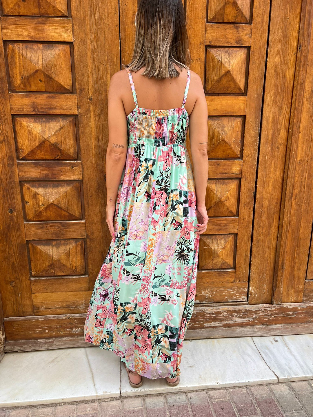 Vestido Ainhoa aguamaria