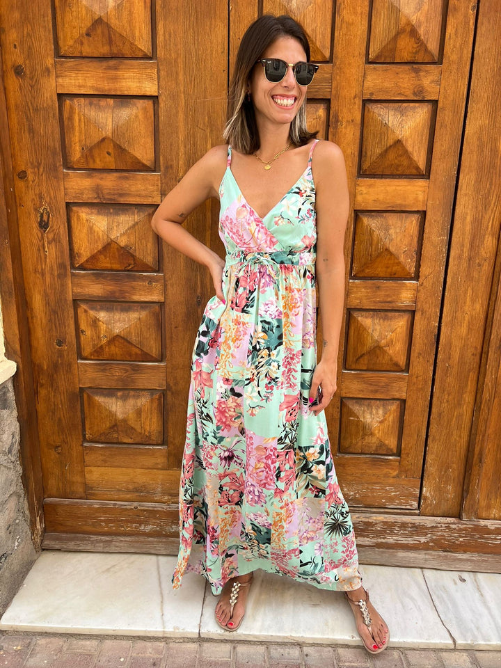 Vestido Ainhoa aguamaria