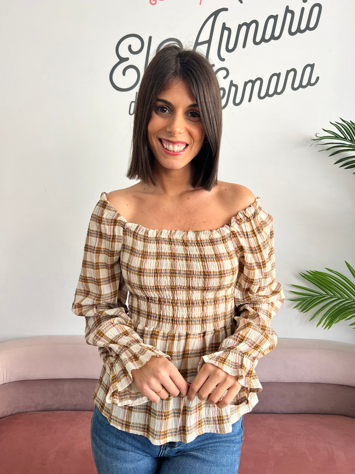 Blusa Lina camel