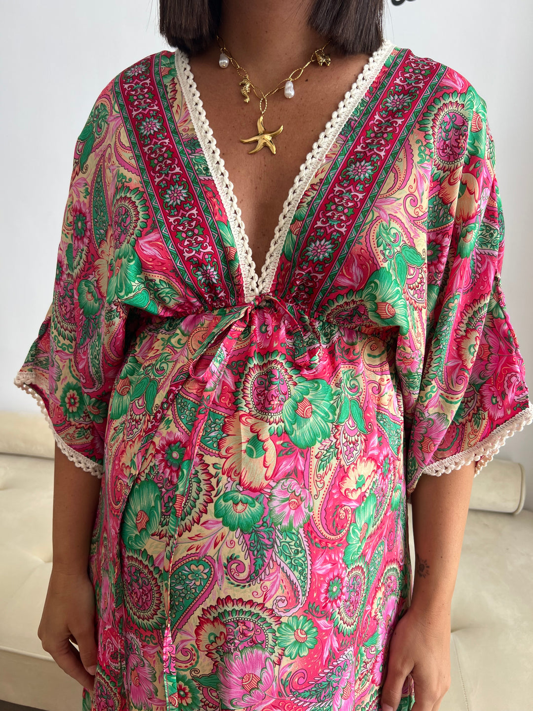 Vestido Tatiana Indio fucsia