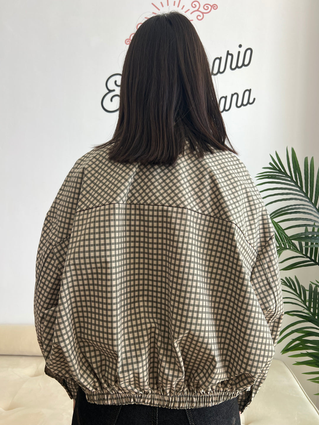 Chaqueta Vichy Bomber verde militar